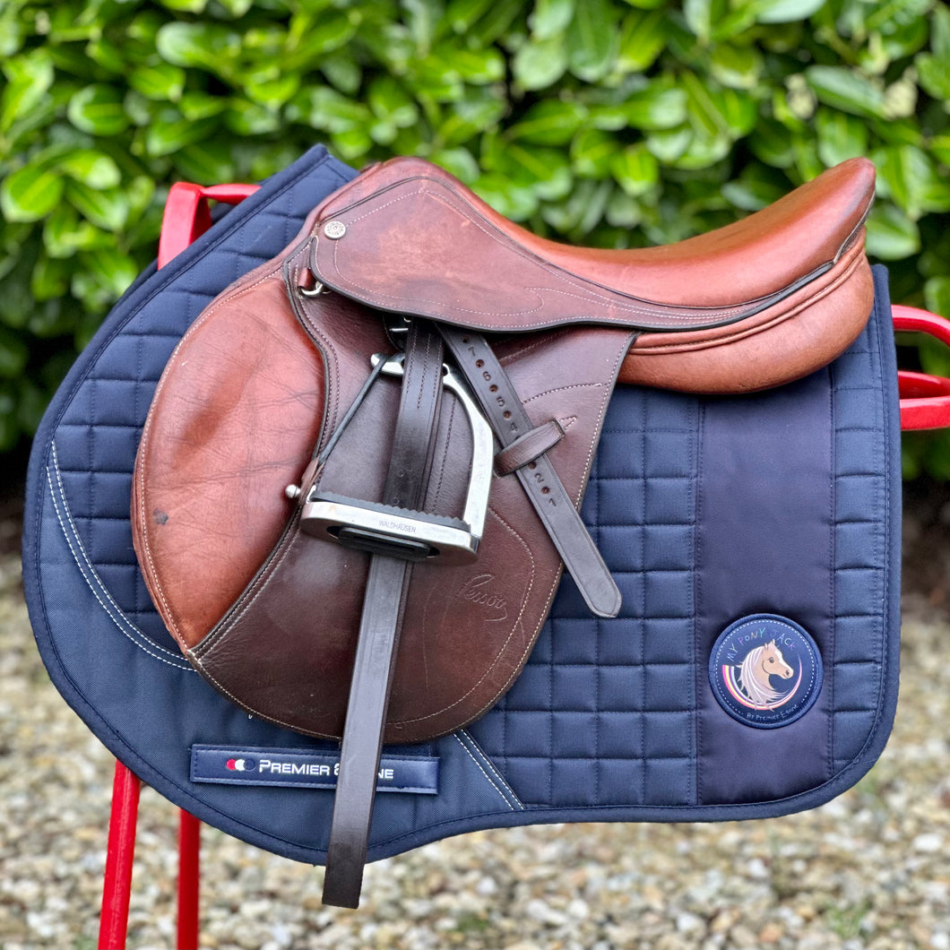 Pessoa Legacy Junior 16” Brown Jump Saddle