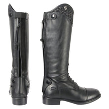 Load image into Gallery viewer, HY Erice Glitter Top Kids Riding Boots