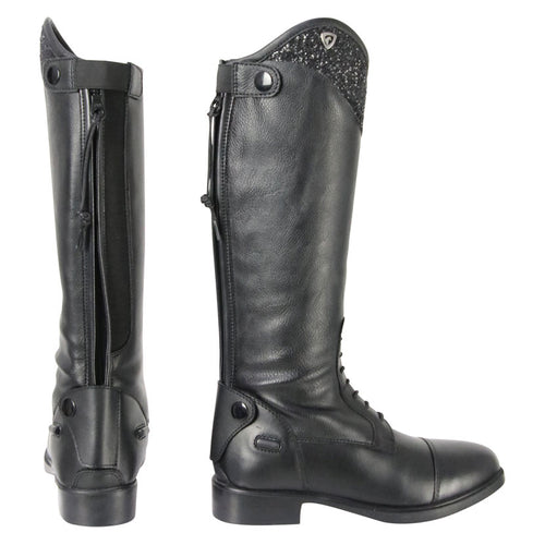 HY Erice Glitter Top Kids Riding Boots