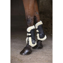 Load image into Gallery viewer, Norton XTR Velcro Tendon Boots in Synthetic Sheepskin