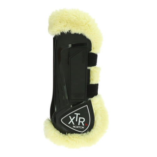 Norton XTR Velcro Tendon Boots in Synthetic Sheepskin