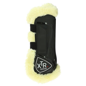 Norton XTR Velcro Tendon Boots in Synthetic Sheepskin