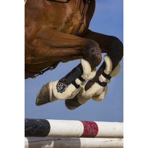 Norton XTR Velcro Tendon Boots in Synthetic Sheepskin